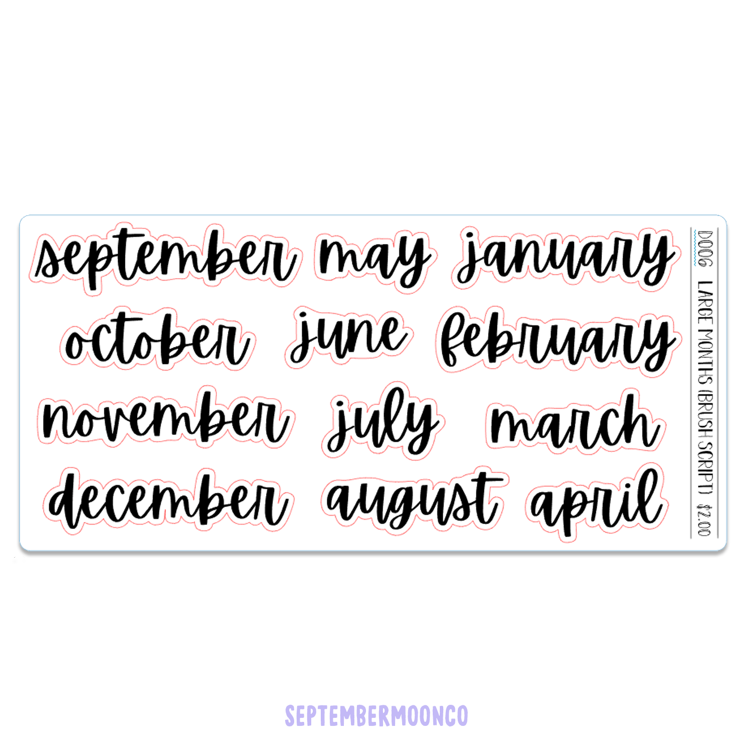 d006 large month brush script