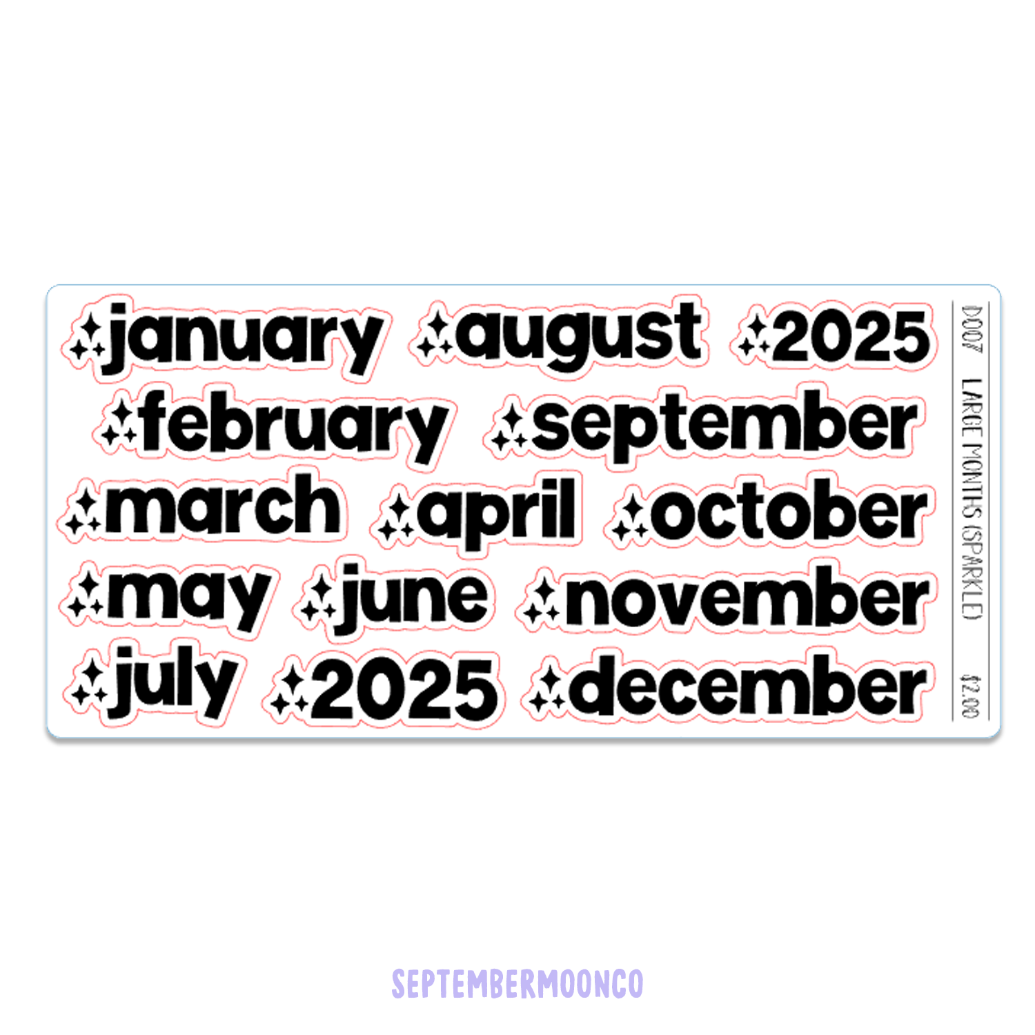 d007 sparkle months