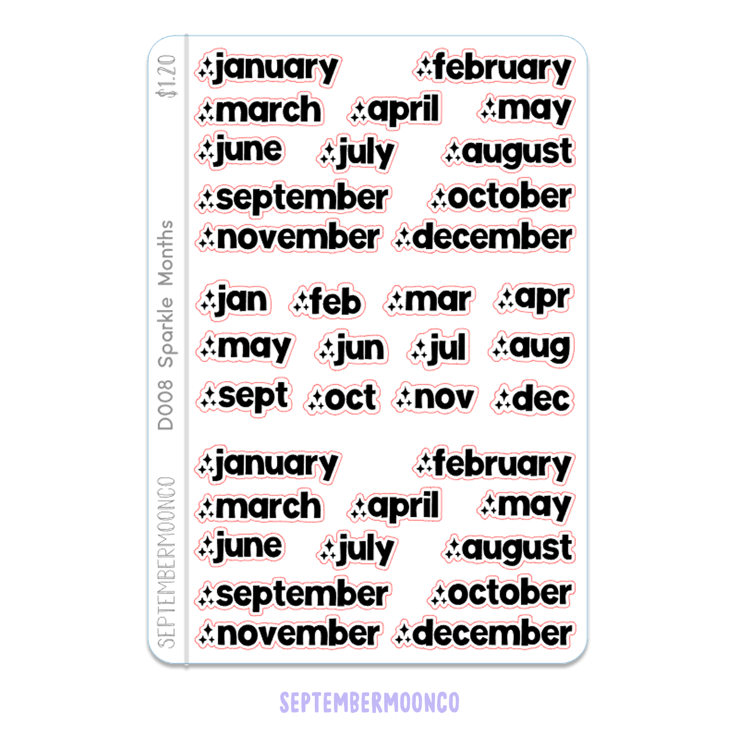 d008 sparkle months